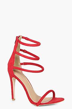 Boohoo Ivy 3 Band Heels