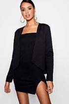 Boohoo Evie Edge To Edge Blazer