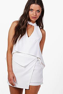 Boohoo Tammy Premium Woven Skort