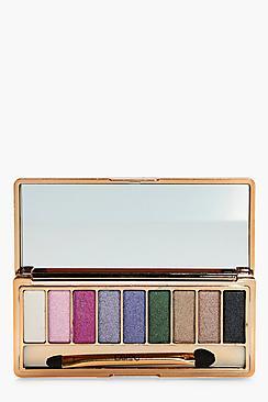 Boohoo 9 Colour Glitter Palette Vibrant