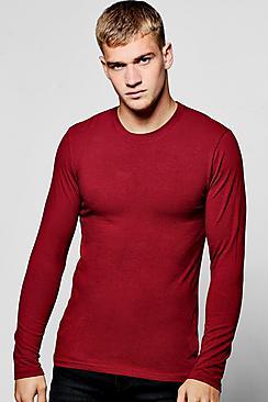 Boohoo Long Sleeve Muscle Fit T-shirt