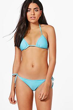 Boohoo Egypt Triangle Bikini Set