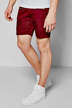 Boohoo Skinny Fit Biker Chino Shorts