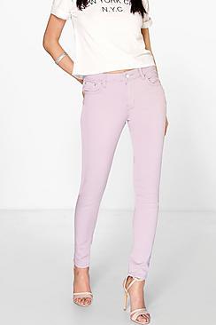 Boohoo Jenny Mid Rise Skinny Jeans