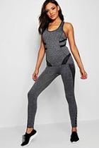 Boohoo Sports Vest And Legging Set