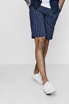 Boohoo Pinstripe Cotton Shorts
