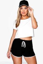 Boohoo Plus Haven Contrast Tipping Runner Short