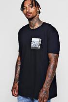 Boohoo Oversized T-shirt With Photo And Neon Print