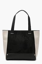 Boohoo Mixed Texture Structured Tote