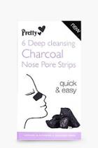 Boohoo Cleansing Charcoal Nose Strips 6 Pack