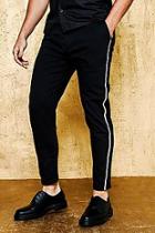 Boohoo Drawcord Chino With Metallic Tape