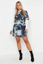Boohoo Plus Tie Dye Oversized T-shirt Dress