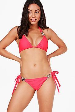 Boohoo Florida Boutique Triangle Bikini