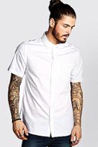Boohoo Short Sleeve Laundered Oxford Shirt