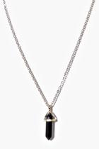Boohoo Eloise Crystal Pendant Skinny Necklace Pack Gold