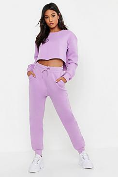 Boohoo Cropped Crew Neck Sweat