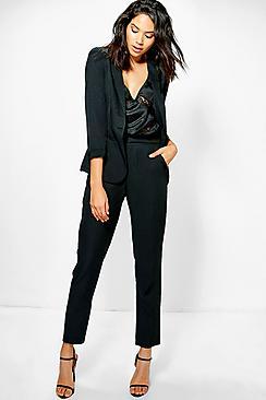 Boohoo Heidi Woven Cigarette Trouser