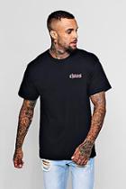 Boohoo Embroidered Chaos Oversized T-shirt
