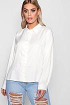 Boohoo Plus Button Detail Shirt