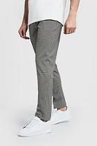 Boohoo Pleat Front Gingham Check Trouser