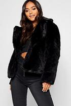 Boohoo Petite Luxe Faux Fur Coat