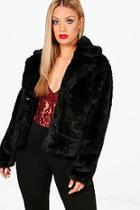 Boohoo Plus Eliza Faux Fur Coat