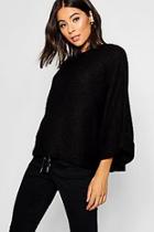 Boohoo Oversized Boxy Jumper With Slash Neck