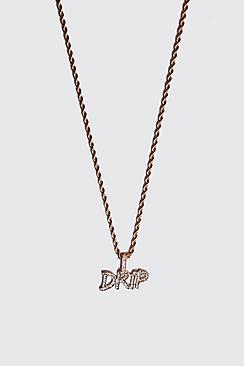 Boohoo Drip Chain Necklace