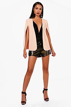 Boohoo Cape Blazer
