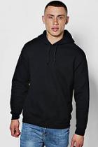 Boohoo Over The Head Hoodie With Mirrored Embroidery