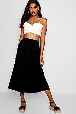 Boohoo Samia Basic Jersey Full Midaxi Skirt