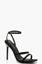 Boohoo Wide Fit Square Toe Heels