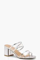 Boohoo Wide Fit Double Clear Band Mules
