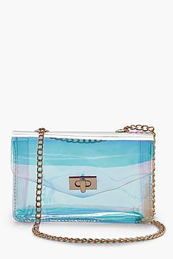 Boohoo Holly Holographic Cross Body