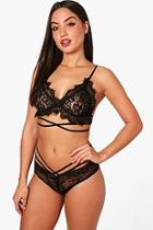 Boohoo Holly Strap Detail French Knicker