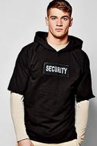 Boohoo Security Over The Head Raw Edge Hoodie