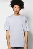 Boohoo Oversized Drop Shoulder T-shirt Grey