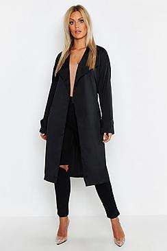 Boohoo Plus Soft Trench Coat