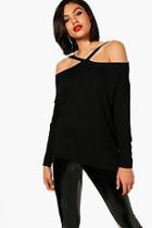 Boohoo Kinsley Strappy Neck T-shirt