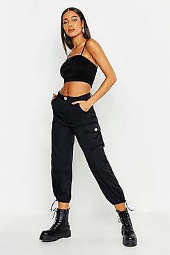 Boohoo Toggle Hem Cargo Trouser