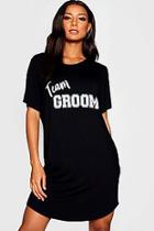 Boohoo Team Groom Sleep Tee