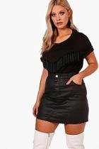 Boohoo Plus Sian Tassel Trim Detail T Shirt