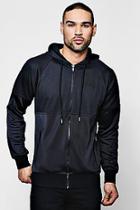 Boohoo Man Signature Mesh Tricot Hoodie