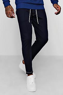 Boohoo Jersey Top Stitch Jogger