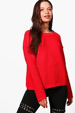 Boohoo Rib Crop Jumper