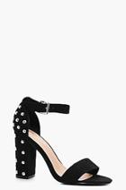 Boohoo Alice Studded Back Two Part Block Heel