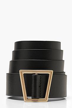 Boohoo Abstract Buckle Boyfriend Belt