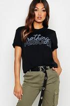 Boohoo Nothing Personal Boo You T-shirt