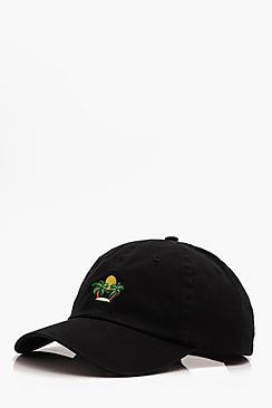 Boohoo Sunset Embroidered Cap