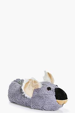 Boohoo Lilly Cuddly Koala Fleece Novelty Slippers
